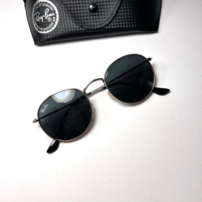 Ray-Ban Round Metal RB3447 - Silver/Black