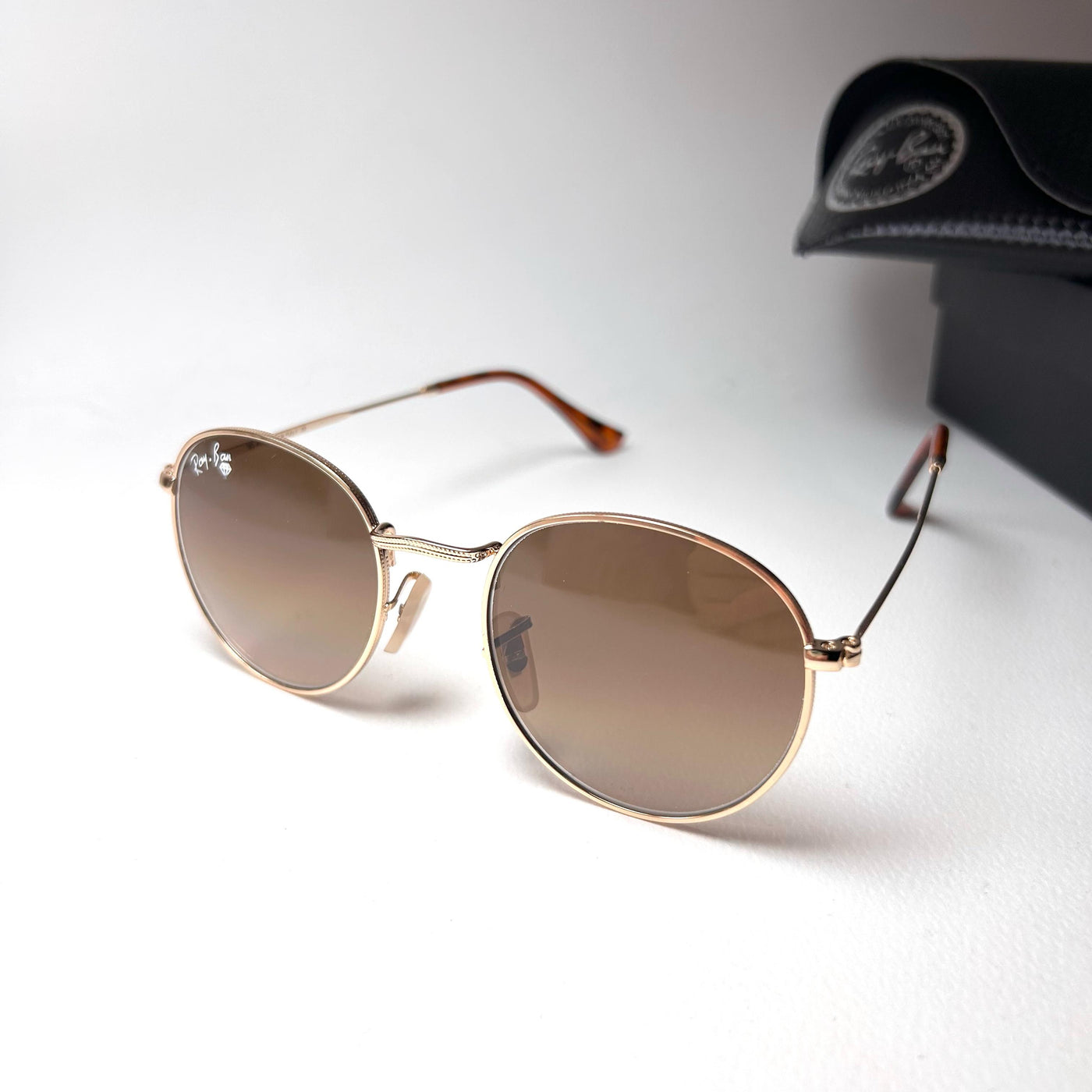 Ray-Ban Round Metal RB3447 - Golden Brown