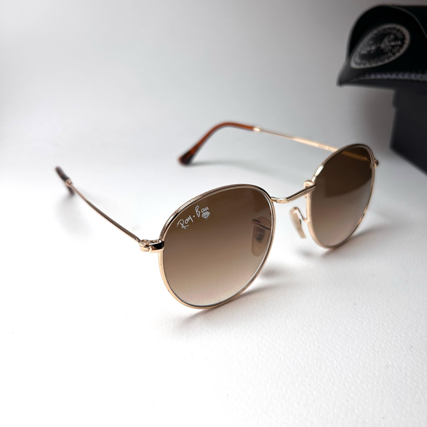 Ray-Ban Round Metal RB3447 - Golden Brown