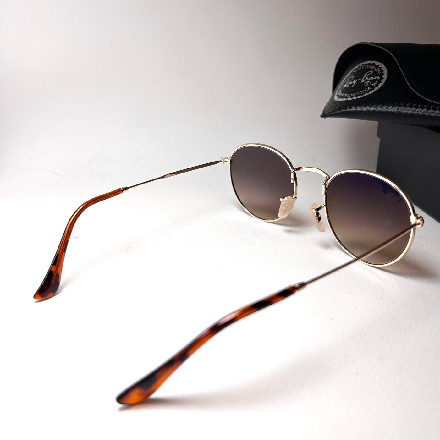 Ray-Ban Round Metal RB3447 - Golden Brown