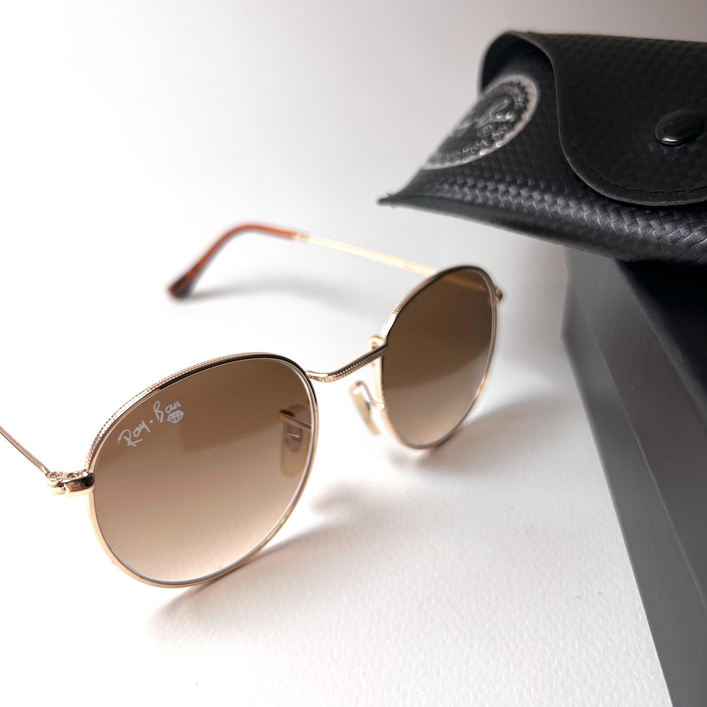 Ray-Ban Round Metal RB3447 - Golden Brown