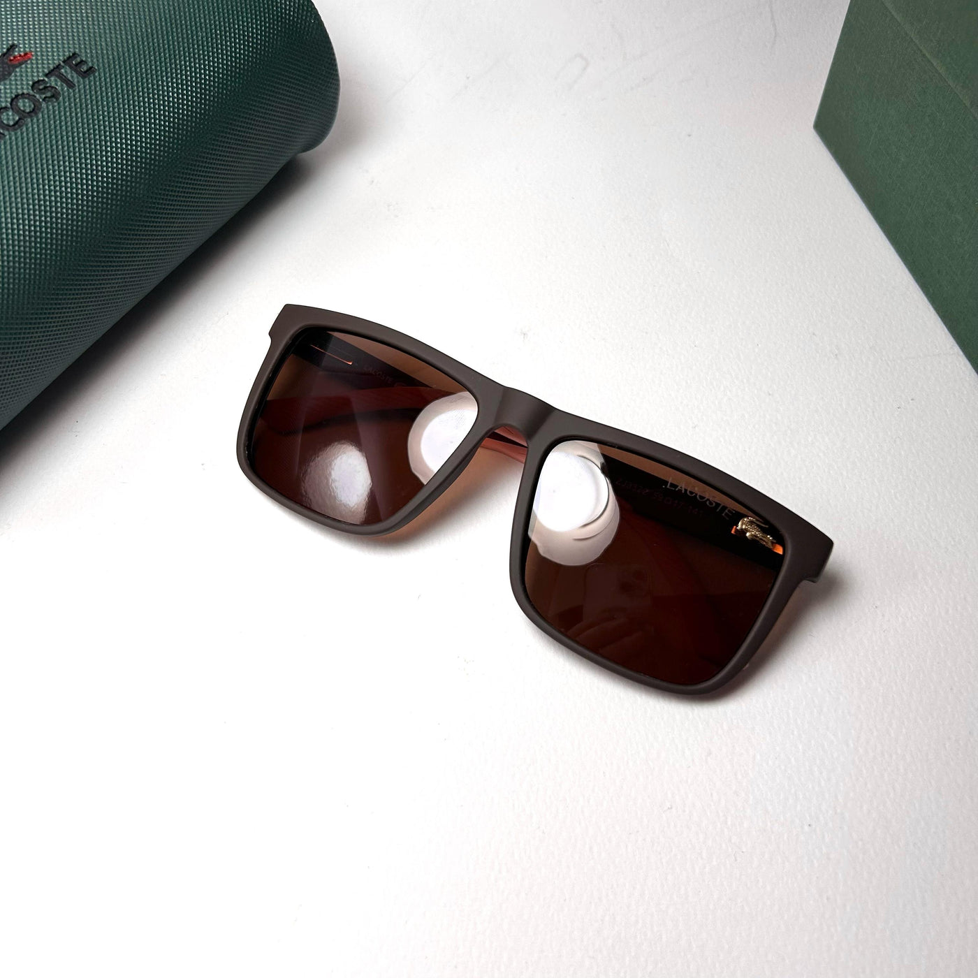 Lacoste Rectangular ZJ3372 Polarized - Brown Burgundy