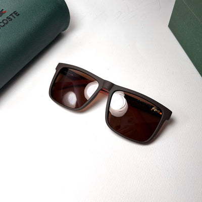 Lacoste Rectangular ZJ3372 Polarized - Brown Burgundy