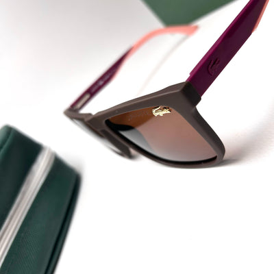 Lacoste Rectangular ZJ3372 Polarized - Brown Burgundy