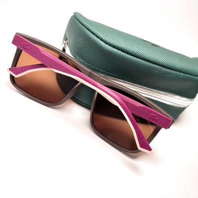 Lacoste Rectangular ZJ3372 Polarized - Brown Burgundy