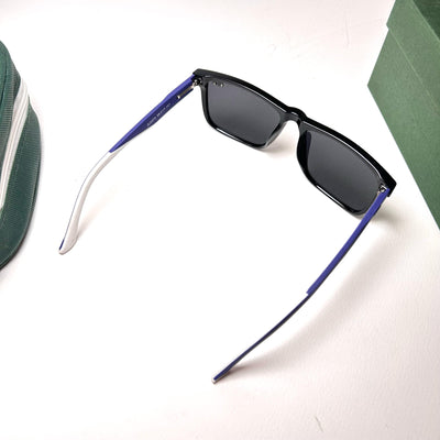 Lacoste Rectangular ZJ3372 Polarized - Black Blue