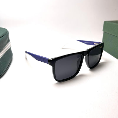 Lacoste Rectangular ZJ3372 Polarized - Black Blue