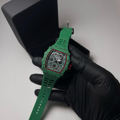 Richard Mille Racing Homage for Him – Green Skeleton Dial