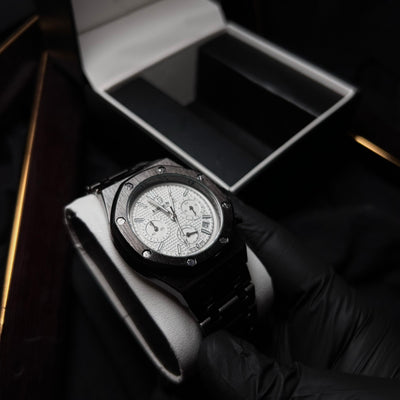 Audemars Piguet Chronograph for Him – Black With White Dial