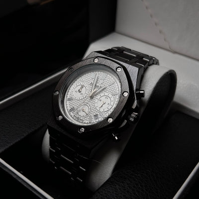 Audemars Piguet Chronograph for Him – Black With White Dial