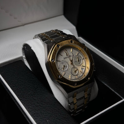 Audemars Piguet Chronograph for Him – Two Tone With White Dial