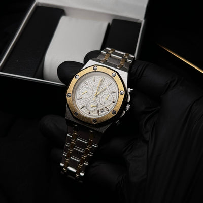 Audemars Piguet Chronograph for Him – Two Tone With White Dial