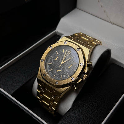 Audemars Piguet Chronograph for Him – Gold With Black Dial