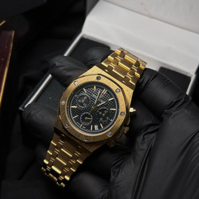 Audemars Piguet Chronograph for Him – Gold With Black Dial