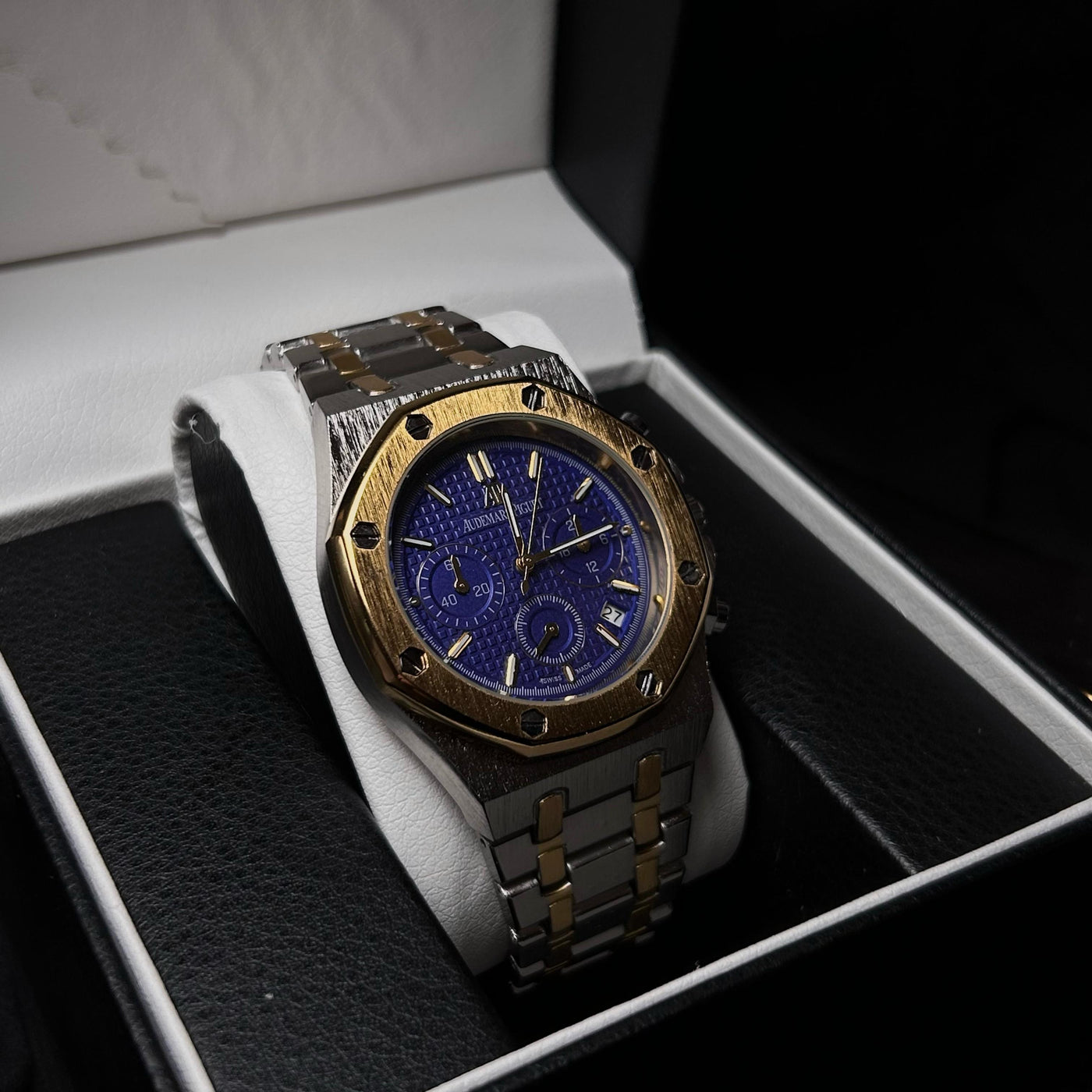 Audemars Piguet Chronograph for Him – Two Tone With Blue Dial