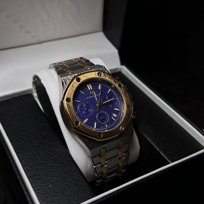 Audemars Piguet Chronograph for Him – Two Tone With Blue Dial