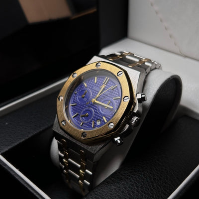 Audemars Piguet Chronograph for Him – Two Tone With Blue Dial