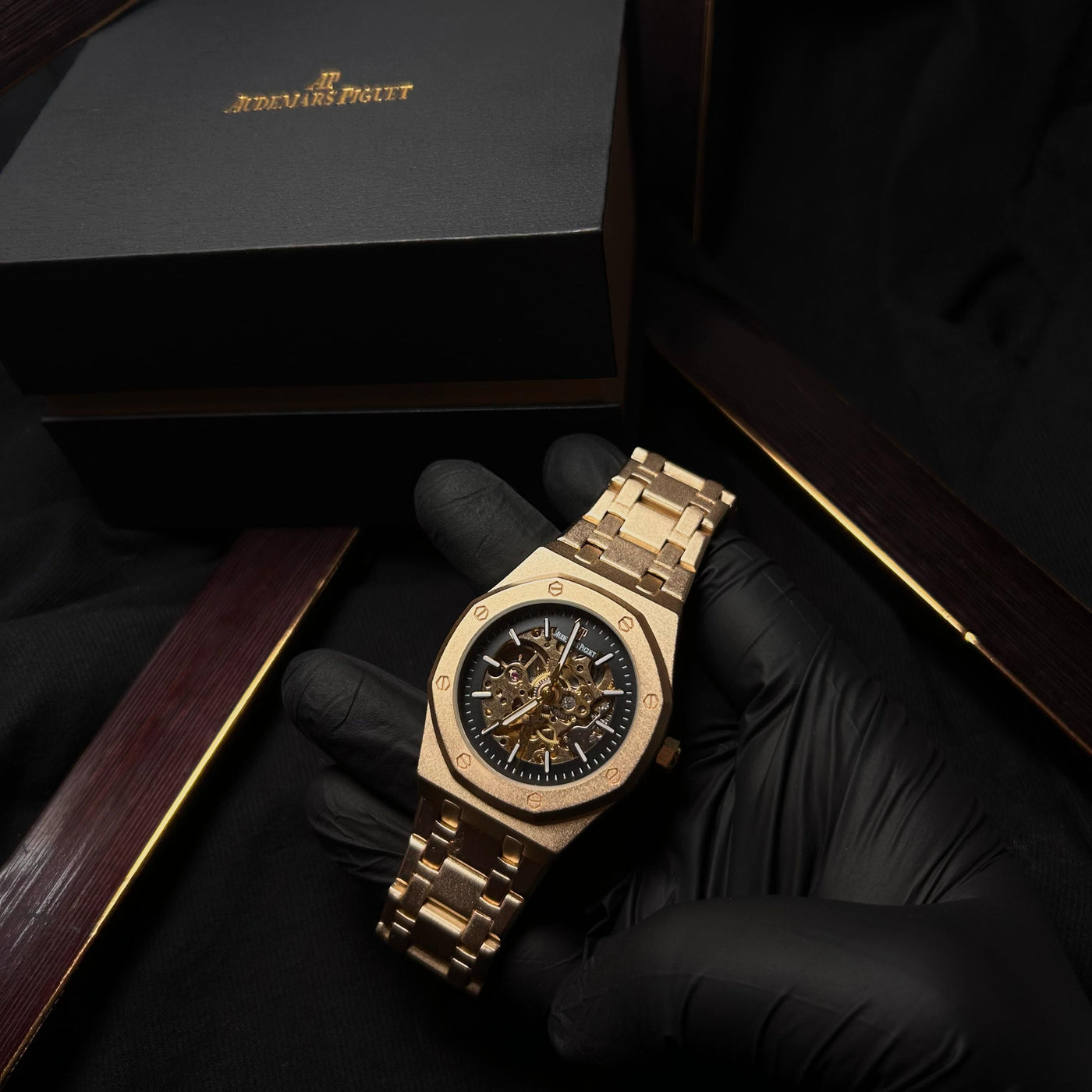 Audemars Piguet Skeleton Automatic for Him – Gold Openwork Dial