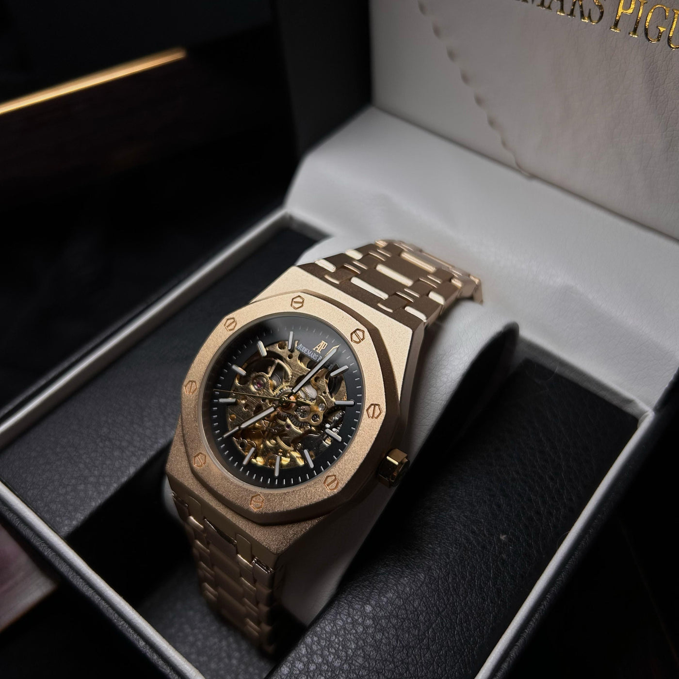 Audemars Piguet Skeleton Automatic for Him – Gold Openwork Dial