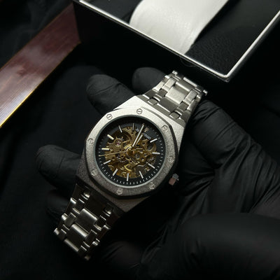 Audemars Piguet Skeleton Automatic for Him – Silver Openwork Dial