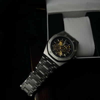 Audemars Piguet Skeleton Automatic for Him – Silver Openwork Dial