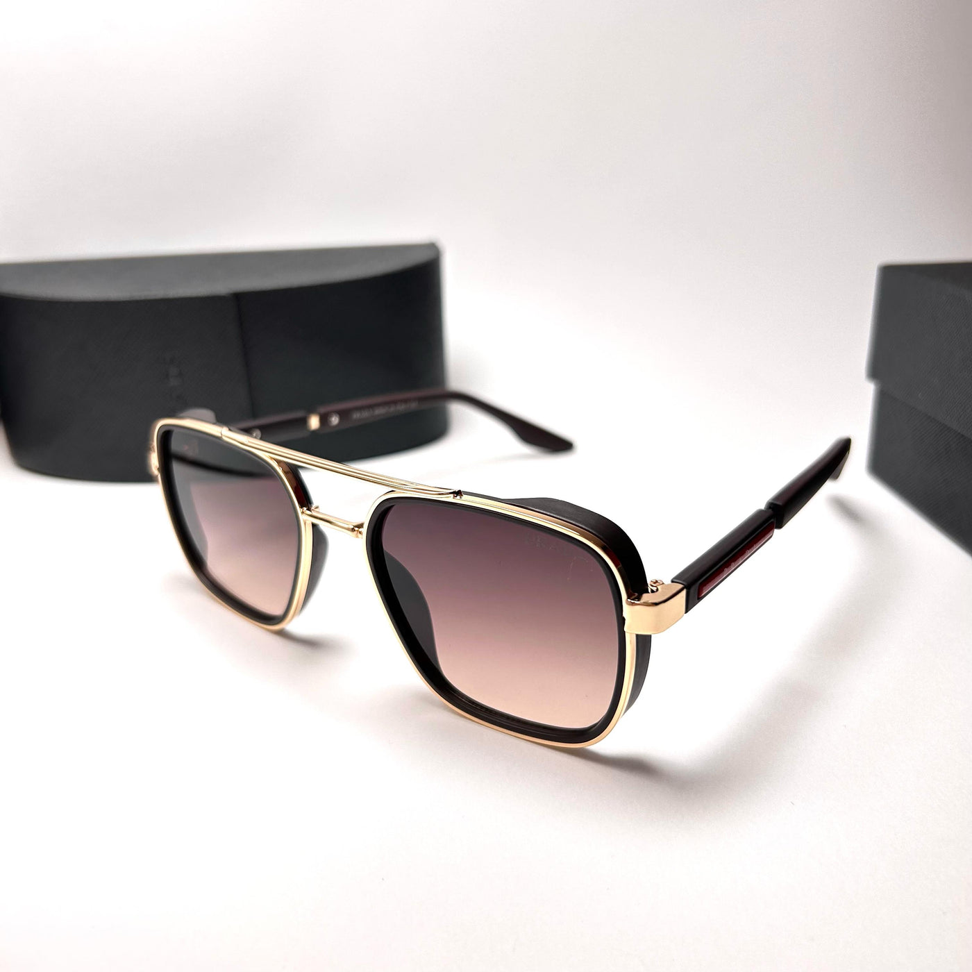 Prada Square Navigator - Gradient Brown