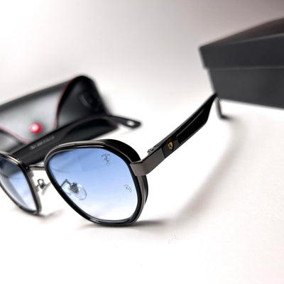 Ray Ban Geometric Scuderia Ferrari - Light Blue Gradient