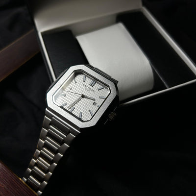 Patek Philippe Square Elegance For Him – Silver & White Dial