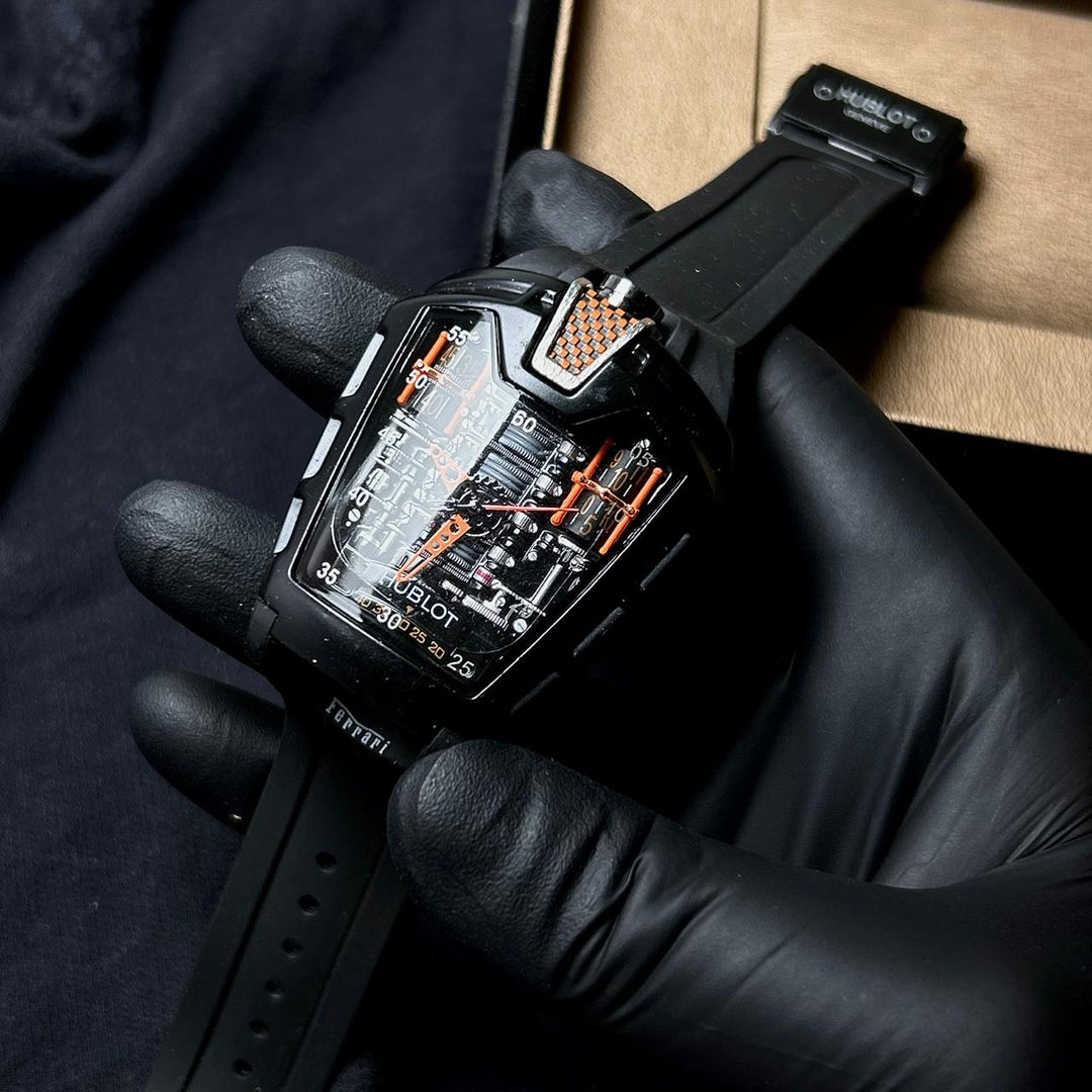 Hublot LaFerrari Style - Black Orange