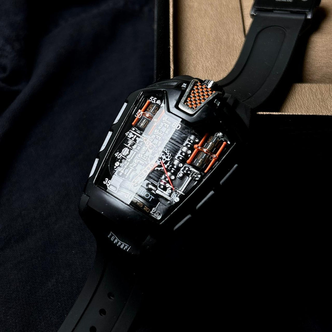 Hublot LaFerrari Style - Black Orange