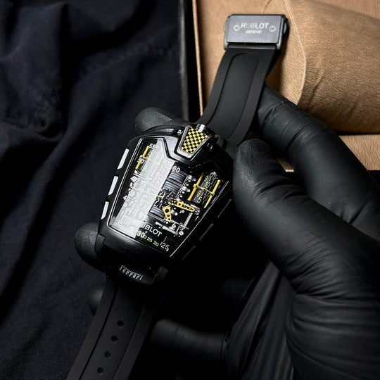 Hublot LaFerrari Style - Black Yellow