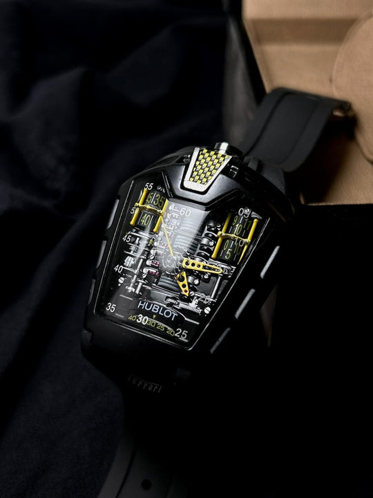 Hublot LaFerrari Style - Black Yellow