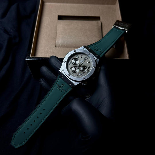 Hublot Big Bang Chronograph – Silver Oily Green