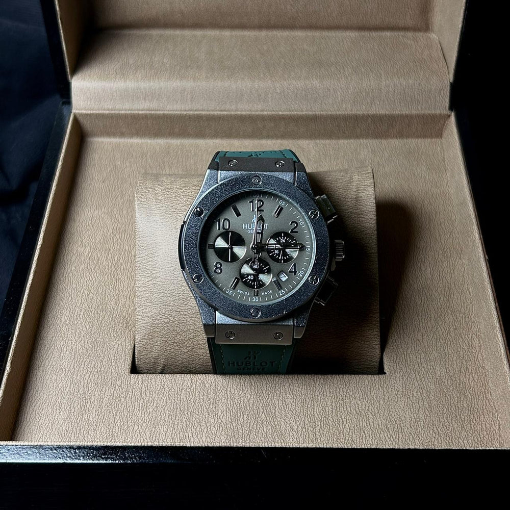 Hublot Big Bang Chronograph – Silver Oily Green