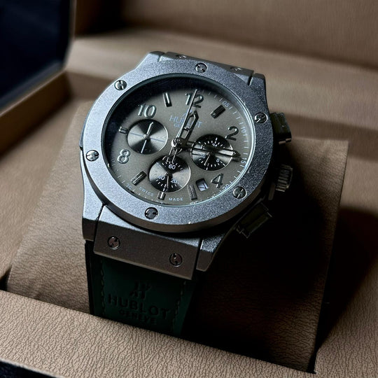Hublot Big Bang Chronograph – Silver Oily Green