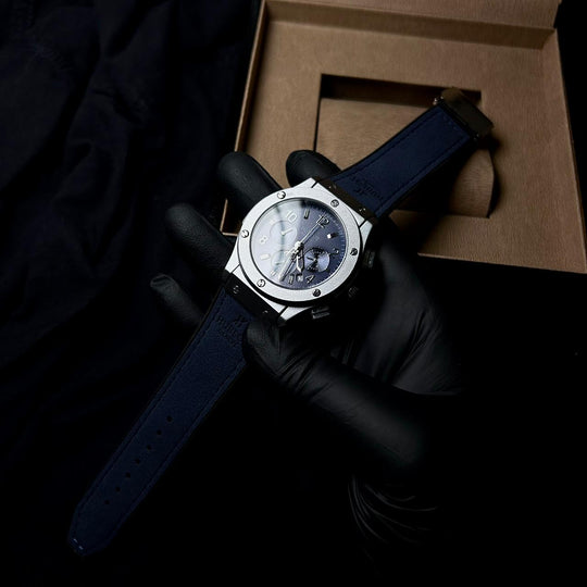 Hublot Big Bang Chronograph – Silver Navy