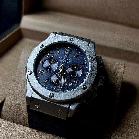 Hublot Big Bang Chronograph – Silver Navy