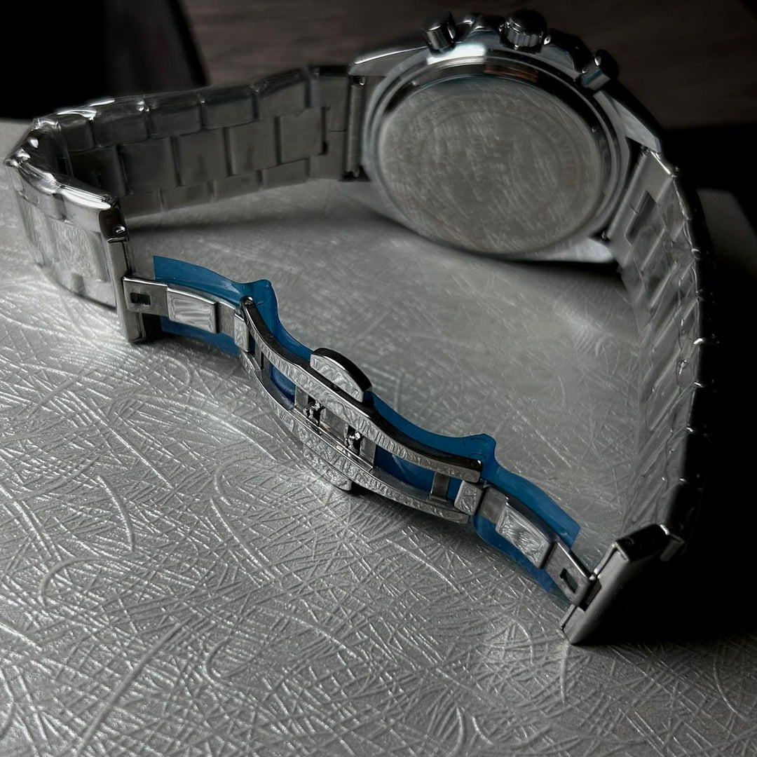 Boss Titan Edge Chrono – Silver Black