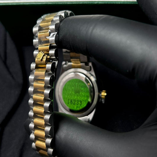 Rolex Diamond Day Date For Her - Two Tone Purple