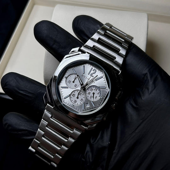 Bvlgari Octo Chronograph - Silver