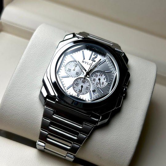 Bvlgari Octo Chronograph - Silver