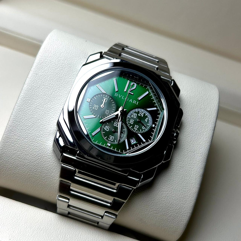 Bvlgari Octo Chronograph - Green