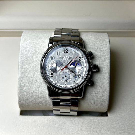 Patek Philippe Celestial Moonphase Chronograph For Him - Silver White