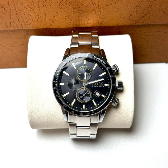 Hugo Boss Executive Chronograph - Silver Black