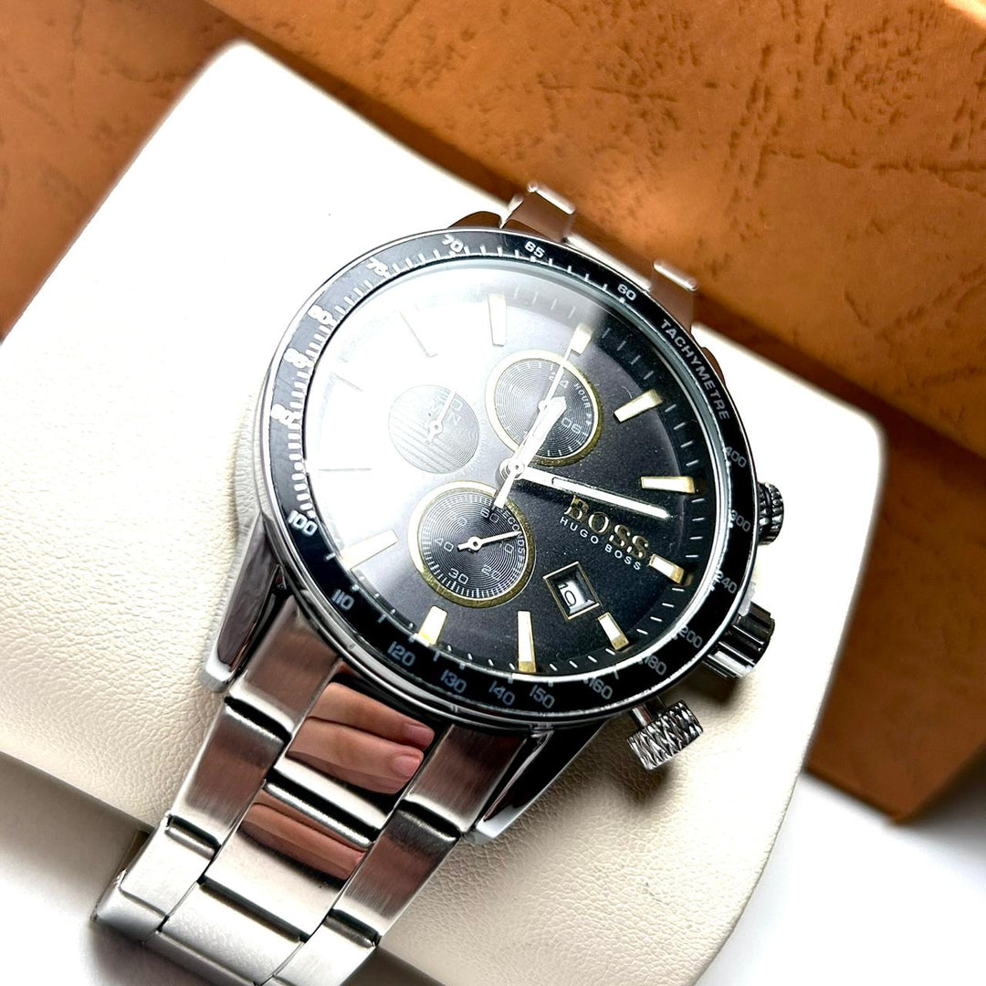 Hugo Boss Executive Chronograph - Silver Black