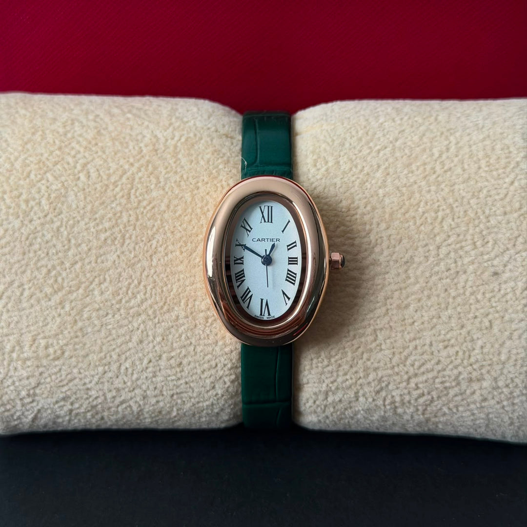 Cartier Baignoire Classic - Emerald Green Rose Gold