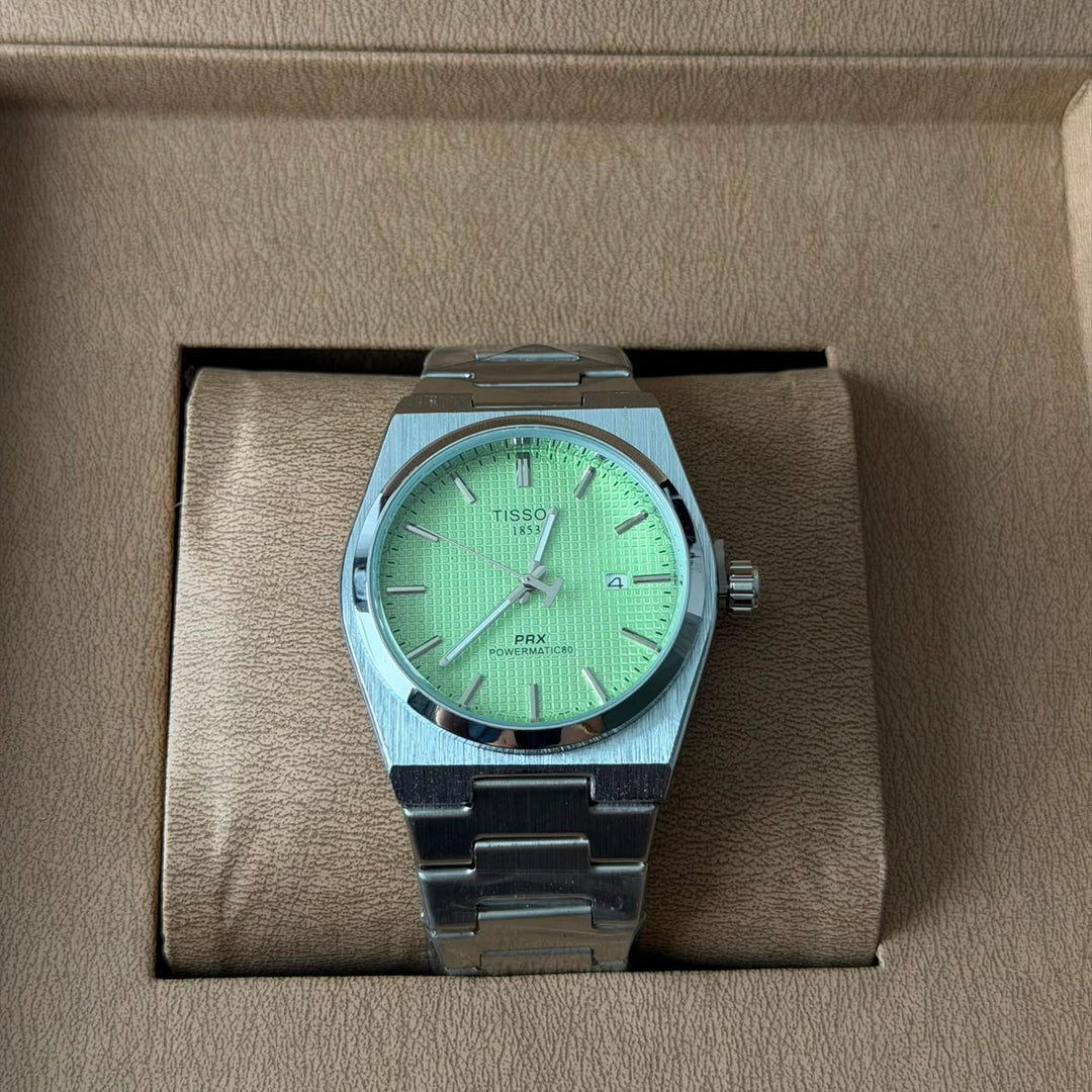 Tissot PRX Powermatic 80 - Silver Ice Green