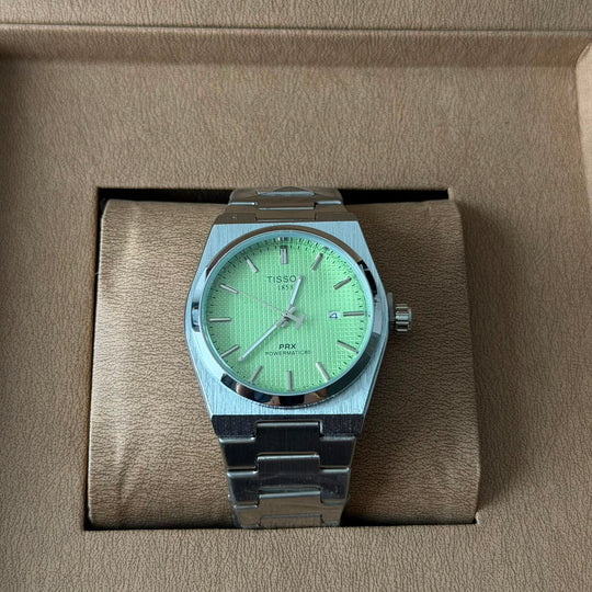 Tissot PRX Powermatic 80 - Silver Ice Green