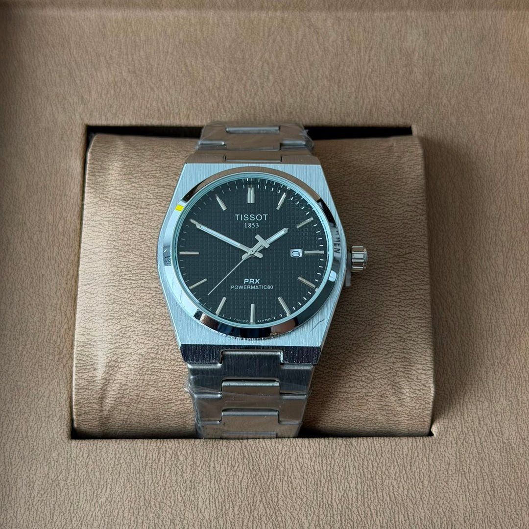 Tissot PRX Powermatic 80 - Silver Black Dial