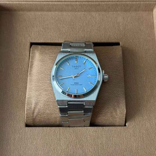 Tissot PRX Style – Silver Ice Blue Dial